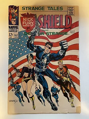 Buy Strange Tales #167 ICONIC Jim Steranko Cover Silver Age Marvel 1968 • 47.44£