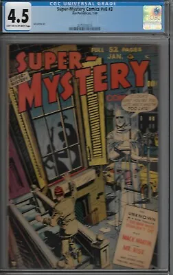 Buy Super-mystery 8#3-cgc 4.5- 1949 Ace Publications • 275.81£