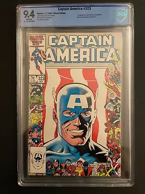 Buy Captain America 323 CBCS 9.4 1st Walker As Super Patriot High Grade ST2-29 • 103.08£
