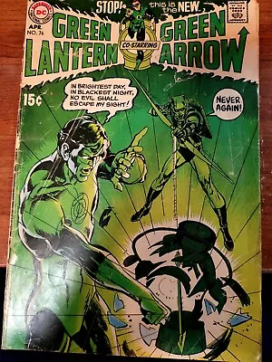 Buy Green Lantern #76 (1970 DC ) - 1st Neal Adams Cover; Key Issue / Comic Book • 138.53£