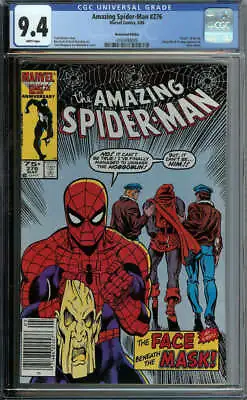 Buy Amazing Spider-man #276 Cgc 9.4 White Pages // Newsstand Edition Marvel 1986 • 77.21£
