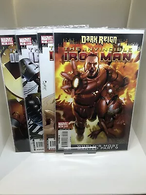 Buy The Invincible Iron Man Vol 1 #16, 17, 18, 19- Dark Reign - 2009- Marvel Comics • 9.99£