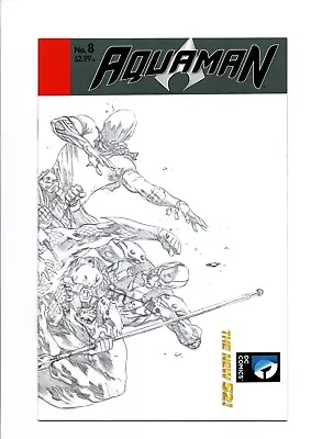 Buy AQUAMAN #8,  Wraparound Sketch Variant, Vol.7, New 52, DC Comics,  2012 • 9.69£