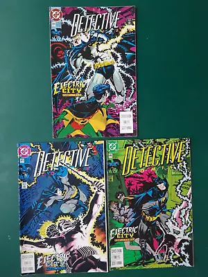 Buy Detective Comics 644, 645, 646 ( Electric City Parts 1-3 ) 1992 • 4.50£