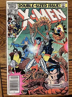 Buy Uncanny X-Men # 166 Newsstand - 1st Lockheed, Paul Smith Art NM- Cond. • 15.88£