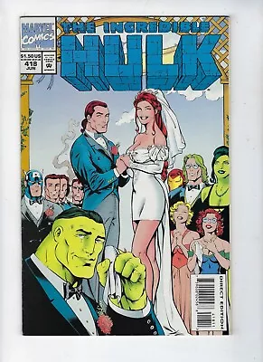 Buy Incredible Hulk # 418 Marvel Comics We Are Gathered Here June 1994 FN/VF • 4.95£