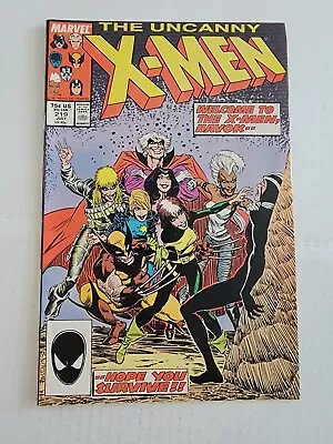 Buy Uncanny X-men #219 Marvel Comics 1987 Havok Joins Team B • 2.25£