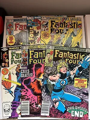 Buy Fantastic Four (v1) 6 Issue Lot # 243, 244, 245, 247, 252, 258 Galactus, Dr Doom • 39.57£