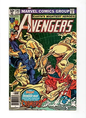Buy Avengers #203 1981 Marvel Comic Book Newsstand Wonder Carmine Infantino Cover VF • 1.95£