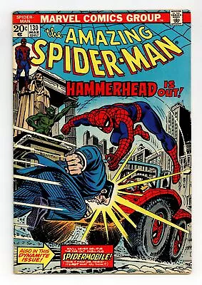 Buy Amazing Spider-Man #130 FN- 5.5 1974 1st App. Spider-Mobile • 25.58£