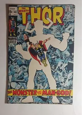 Buy Mighty Thor  #169 Oct 1969 Marvel Comics Origin Galactus Jack Kirby F/vf 7.0 • 98.43£