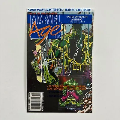 Buy Marvel Age 118 Newsstand Hulk Sealed Polybag With Trading Card (1992, Marvel) • 7.90£