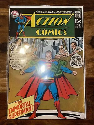 Buy Action Comics 385. 1970. Features The Time Trapper. Key Bronze Age Issue. VG • 3.99£