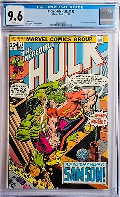 Buy 1975 Incredible Hulk 193 CGC 9.6 Doc Samson Regains Powers • 154.36£