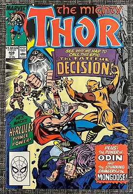 Buy Mighty Thor #408 Marvel Comics 1989 Eric Masterson Merges With Thor • 3.18£