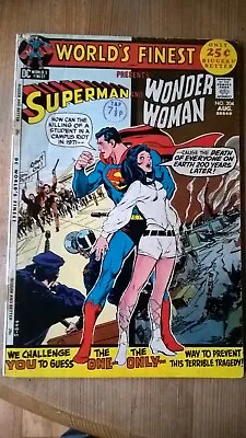 Buy World's Finest Comics 204 DC 1971 Superman Wonder Woman O'Neil Dillin Giella • 4£