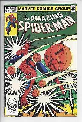Buy Amazing Spider-Man #244 VF (8.0) 1983 - 3rd Hobgoblin - Pumpkin Cover • 15.81£
