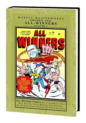 Buy MARVEL MASTERWORKS Timely Golden Age All-Winners Vol 4 Hardcover! NEW & SEALED! • 39.34£