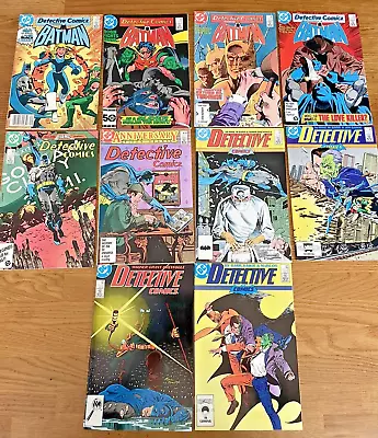 Buy 10 Batman Detective Comics 1980's DC Comics  - Job Lot Bundle Copper Age Comics • 25£