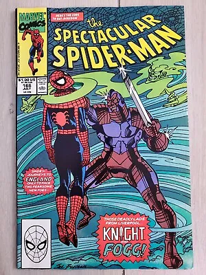 Buy Spectacular Spider-Man #166 Marvel Comics 1990 High Grade! • 4£