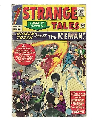 Buy Strange Tales #120 Marvel 1964 GD+ Doctor Strange! Human Torch Iceman Combine • 15.83£