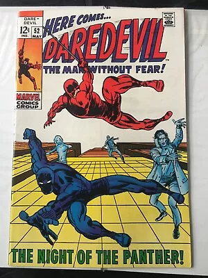 Buy Marvel Daredevil No 52  Silver Age 12c Issue • 48£