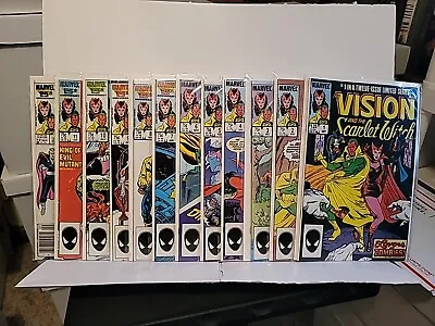 Buy Vision And Scarlet Witch 1985 Complete Series 1-12 VF • 39.38£