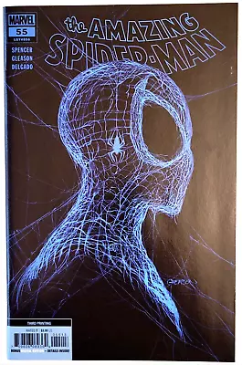 Buy (NM) AMAZING SPIDER-MAN #55 (2021) Patrick Gleason 3rd Print Blue VARIANT Cover! • 5.92£