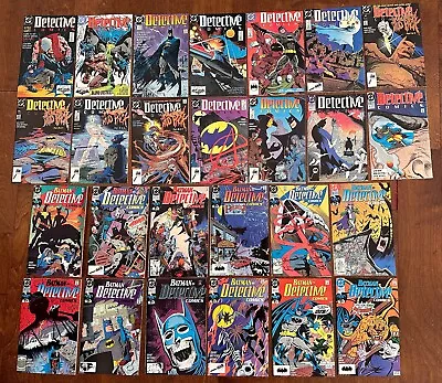 Buy Detective Comics Batman. Lot Of 26 Comics #s 598-623.  DC Comics.  1989-1990. • 63.83£