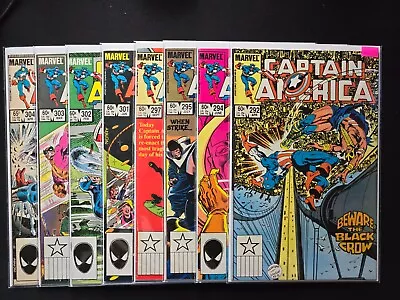 Buy (LOT 8) Captain America #s 292 294 295 297 301 302 303 & 304 Marvel Comics 1984 • 13.50£