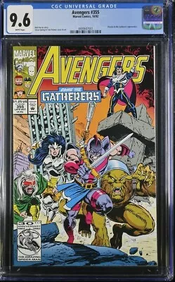 Buy Avengers #355 1992 CGC 9.8 Tom Palmer Bob Harras Marvel  • 71.15£