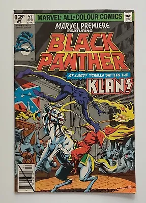 Buy Marvel Premiere #52 Black Panther Vs The Klan (Marvel 1980) FN+ Bronze Age Issue • 55£