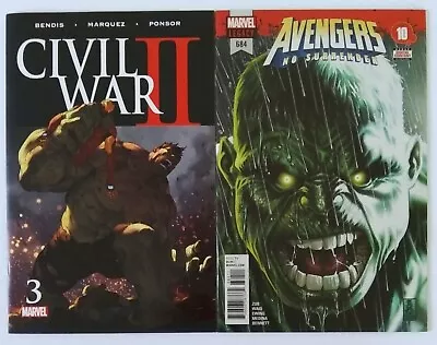 Buy Avengers 684 1st Appearance Immortal Hulk & Civil War 2 #3 Death Of Bruce Banner • 23.64£