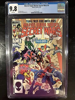 Buy Marvel Super Heroes Secret Wars #5 CGC 9.8 (Marvel 1984)  White Pages! • 107.94£