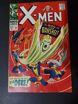 Buy Uncanny X-men #28 (1967) - High Grade - First Printing - 1st Appearance Banshee • 560.42£