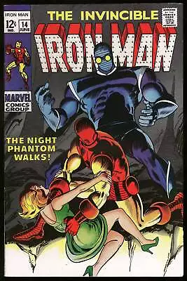 Buy Iron Man #14 Marvel 1969 (VF) 1st App Of Night Phantom! HIGH GRADE L@@K! • 35.22£