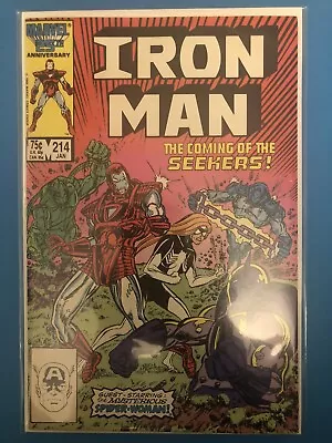 Buy IRON MAN #214 Marvel Disney Plus AVENGERS • 4.78£