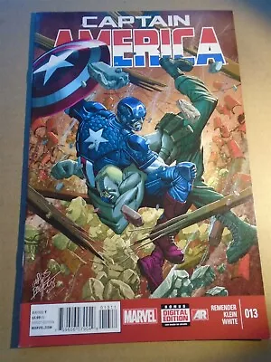 Buy CAPTAIN AMERICA Vol. 7 #13 Marvel NOW Comics 2014 VF • 1.99£