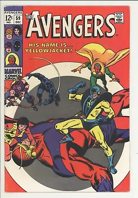 Buy Avengers 59 - 1st Appearance - Silver Age Classic - 7.0 FN/VF • 39.97£