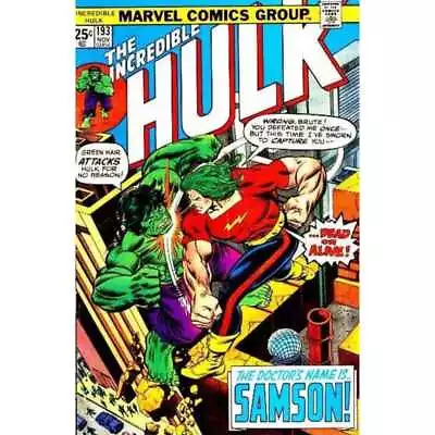 Buy Incredible Hulk (1968 Series) #193 In Fine Condition. Marvel Comics [x • 12.52£