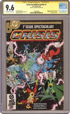 Buy Crisis On Infinite Earths #1 - 1985 - CGC 9.6 - Signed By George Perez • 296.36£