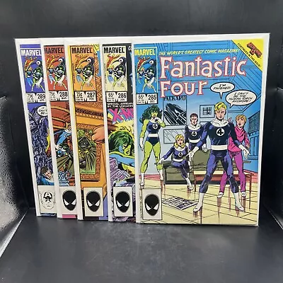 Buy Fantastic Four Lot Of 5 Books. Issue #’s 285 286 287 288 & 289. (A44)(37) • 15.83£