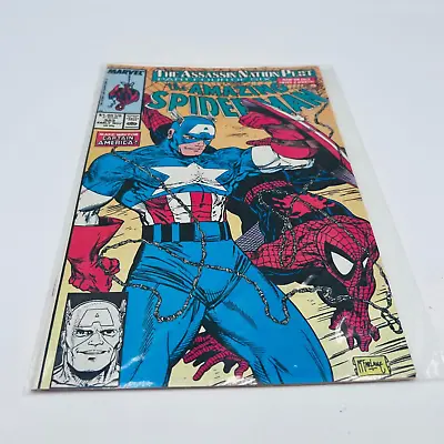 Buy Amazing Spider-Man #323 McFarlane Captain America! Marvel 1989 • 14.35£