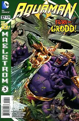 Buy Aquaman (7th Series) #37 VF; DC | New 52 Jeff Parker Gorilla Grodd - We Combine • 1.99£