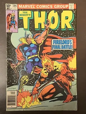 Buy Thor #306 - 1981 Origin Of Firelord And Air-Walker! See Pictures • 3.21£