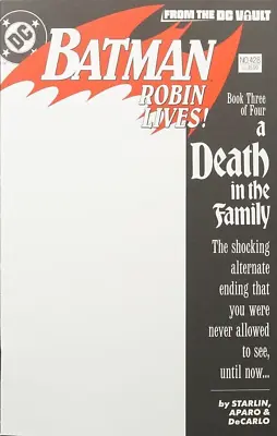 Buy Batman #428 Robin Lives Cvr B Blank Variant (13/12/2023) • 12.95£