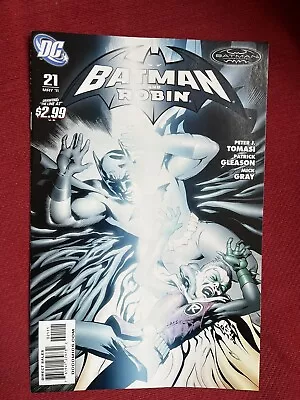 Buy Batman And Robin #21 VFN+ 2011 *vs WHITE KNIGHT - GLEASON ART* • 1.99£