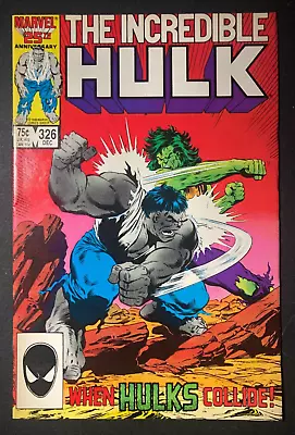 Buy Stan Lee Presents The Incredible Hulk #326 High Grade Copper Age 1986 Milrom • 10.53£