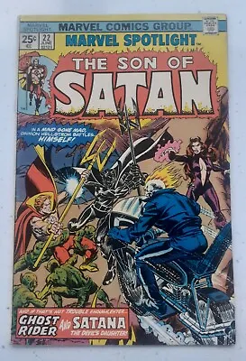 Buy Marvel Spotlight #22 Son Of Satan. Early Ghostrider, Satana 1975  • 72.79£