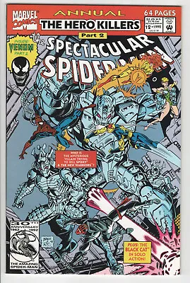 Buy SPECTACULAR SPIDER-MAN ANNUAL #12  - 9.2 - WP - Venom - New Warriors • 6.89£